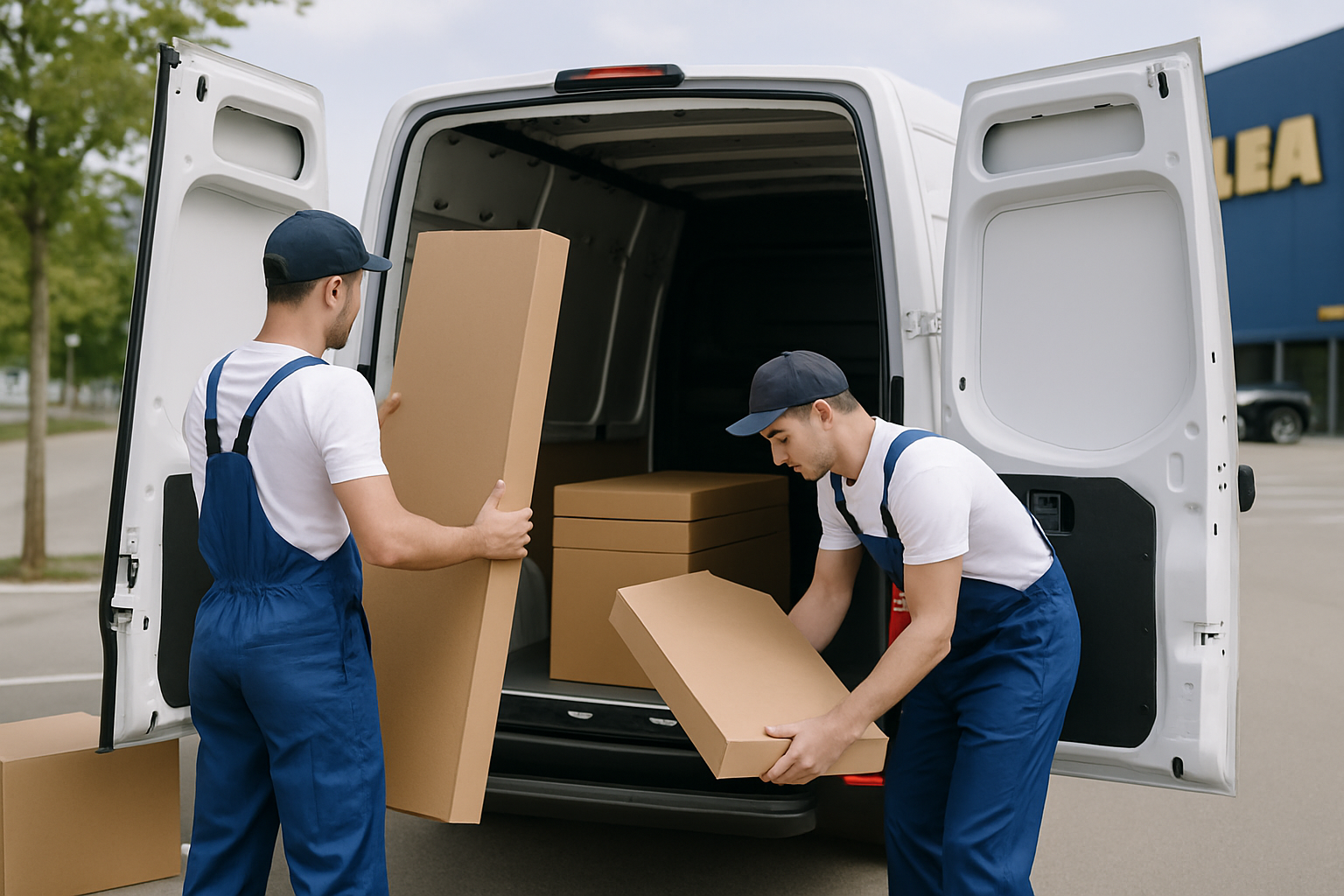 Beiladung Dortmund Möbelhaus IKEA Lieferung ohne eigenen Transporter